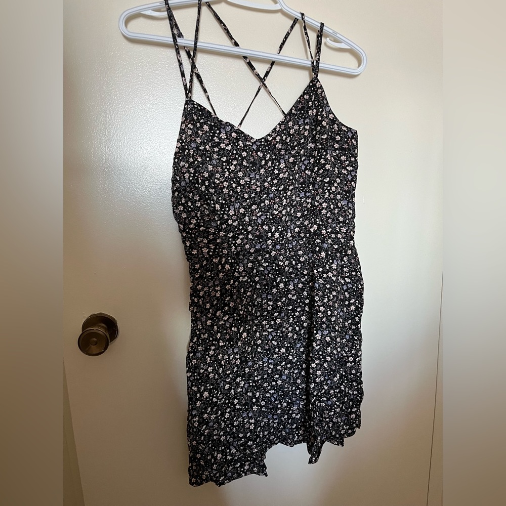 Garage Floral Strappy Back Dress